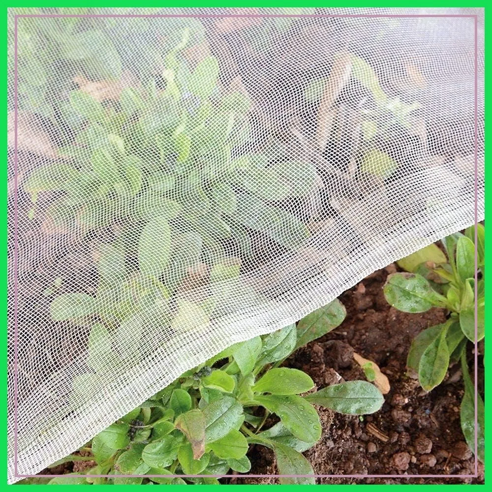Garden Insect Netting Pest Barrier: 10'x90' Fine Mesh Bug Net for Plants, Vegetables, Flowers, Fruits
Garden Insect Netting Pest Barrier: 10'x90' Fine Mesh Bug Net for Plants, Vegetables, Flowers, Fruits