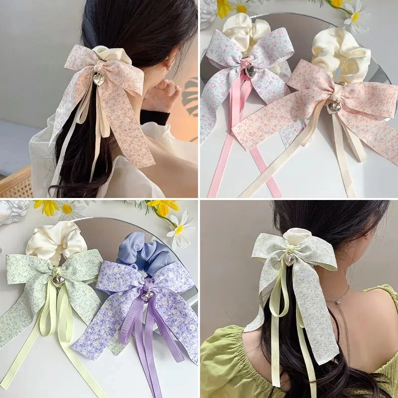 New Floral Print Scrunchies Chiffon Bow Elastic Hair Bands Women Hair Ties Rubber Bands Ponytail Scarf Fashion Hair Accessories
New Floral Print Scrunchies Chiffon Bow Elastic Hair Bands Women Hair Ties Rubber Bands Ponytail Scarf Fashion Hair Accessories