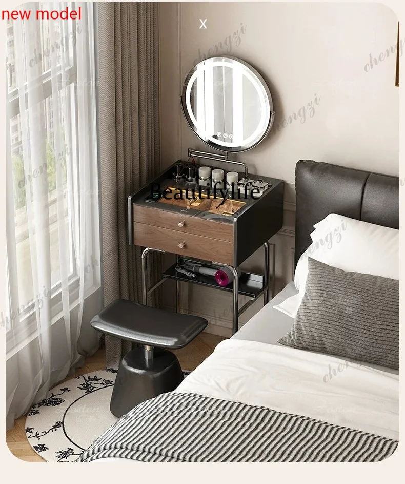 French retro bedroom dresser small, makeup table small apartment new American makeup tableN138
French retro bedroom dresser small, makeup table small apartment new American makeup tableN138