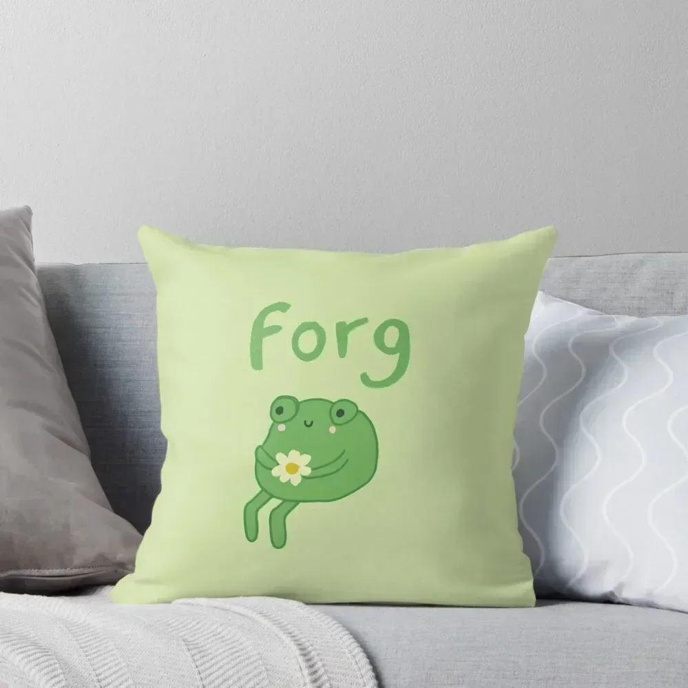 Funny Frog Birthday Cake: Cute Cottagecore Aesthetic with Sad Anime Toad Sitting with Flower Throw Pillow
Funny Frog Birthday Cake: Cute Cottagecore Aesthetic with Sad Anime Toad Sitting with Flower Throw Pillow