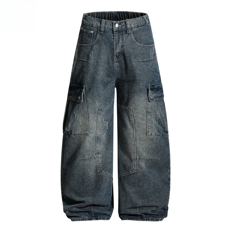 2025 American Retro Wide Leg Jeans | Distressed Wash & Multi-Pocket Design, Unisex Loose Slim Floor Length
2025 American Retro Wide Leg Jeans | Distressed Wash & Multi-Pocket Design, Unisex Loose Slim Floor Length
