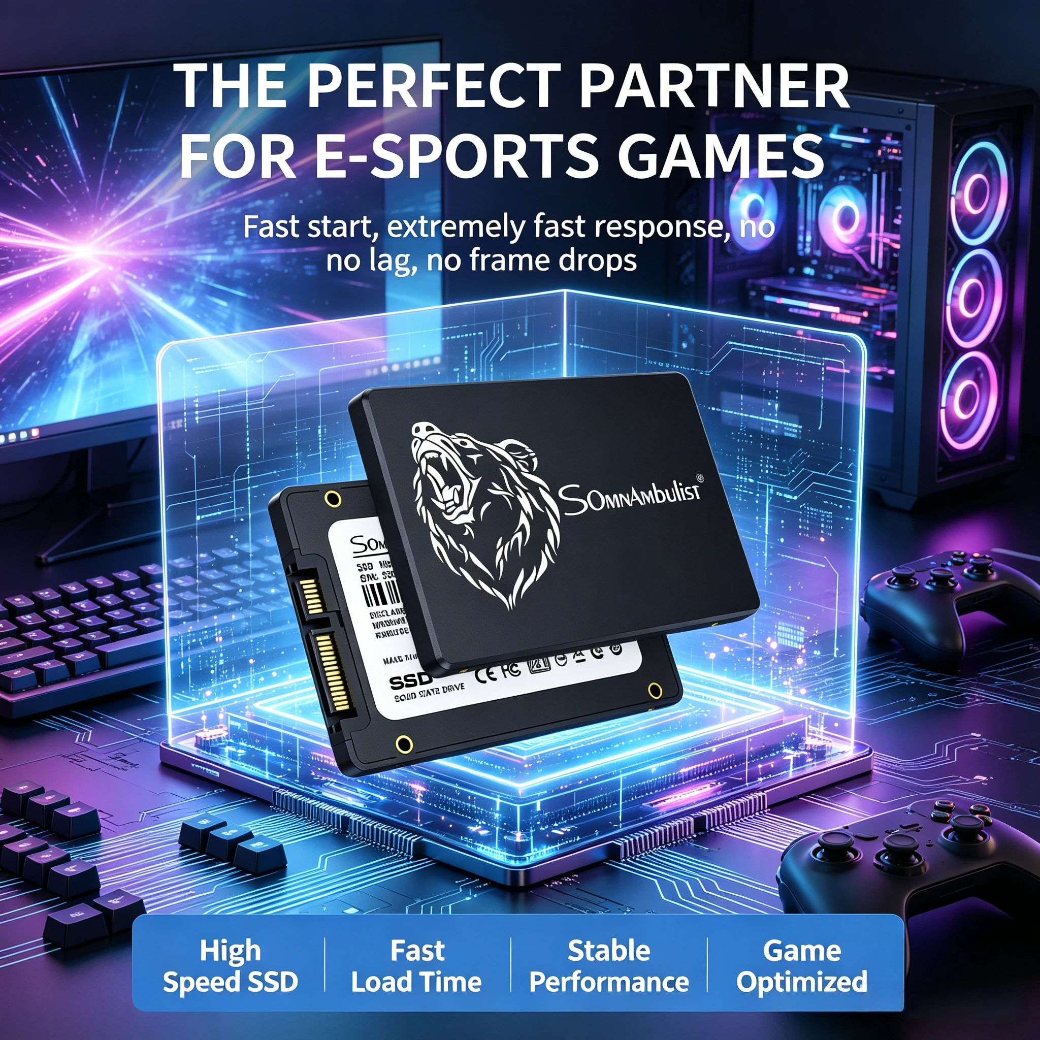 SomnAmbulist 2.5 Inch SATA3 Internal SSD 128GB 240GB 256GB 480GB 512GB 960GB 1TB 2TB Solid State Drive for Laptop Desktop PC
SomnAmbulist 2.5 Inch SATA3 Internal SSD 128GB 240GB 256GB 480GB 512GB 960GB 1TB 2TB Solid State Drive for Laptop Desktop PC