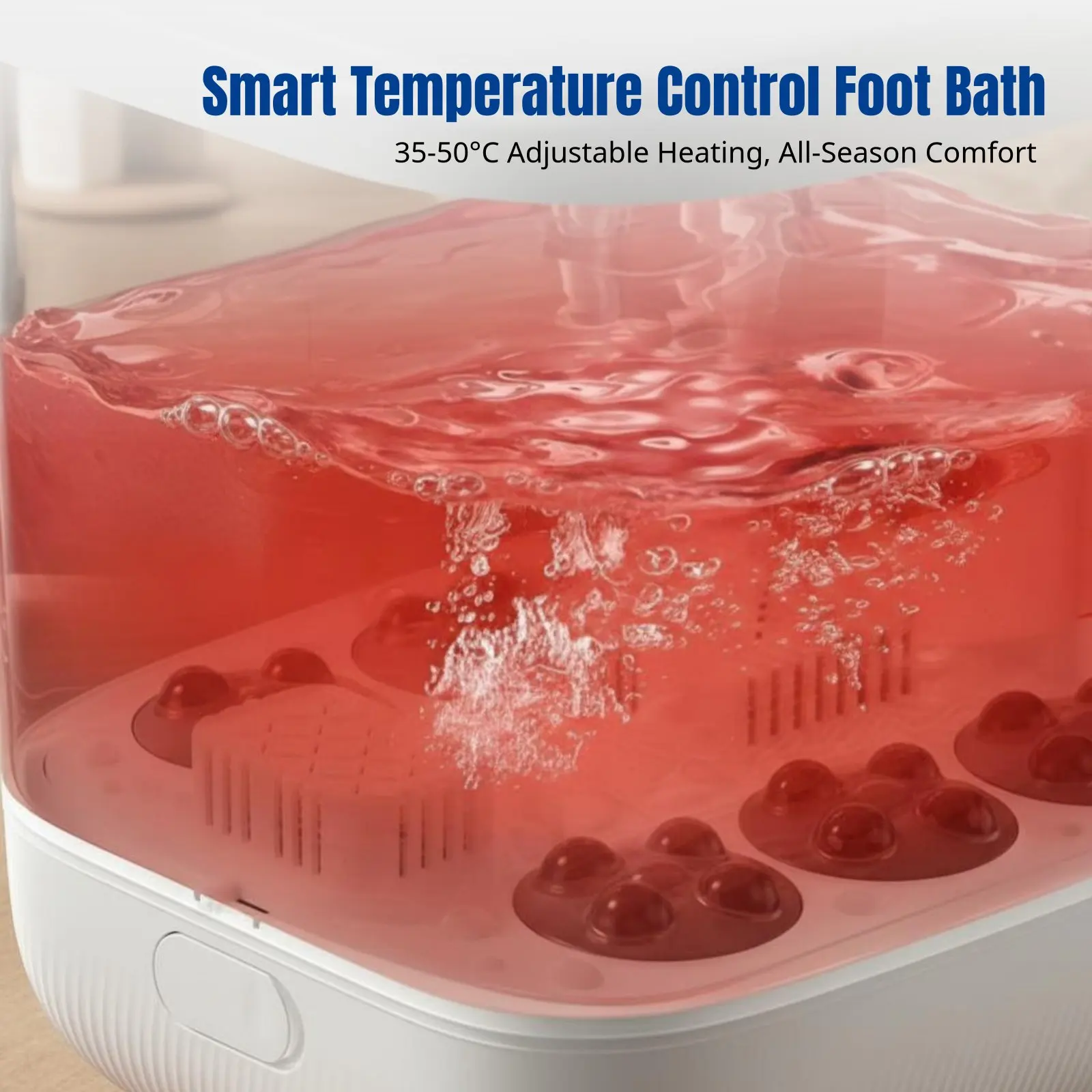 Heated Foot Bath, Automatic Massage, Deep Soak, Smart Temperature, Home Electric Spa Tub
Heated Foot Bath, Automatic Massage, Deep Soak, Smart Temperature, Home Electric Spa Tub