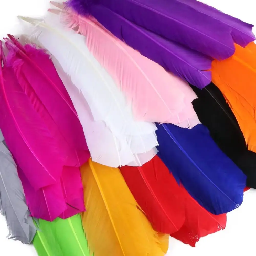 50Pcs Natural Turkey Feathers 25-30cm for Crafts Clothe/Party/Carnival Decoration Real Plumes DIY Handicraft Accessories
50Pcs Natural Turkey Feathers 25-30cm for Crafts Clothe/Party/Carnival Decoration Real Plumes DIY Handicraft Accessories