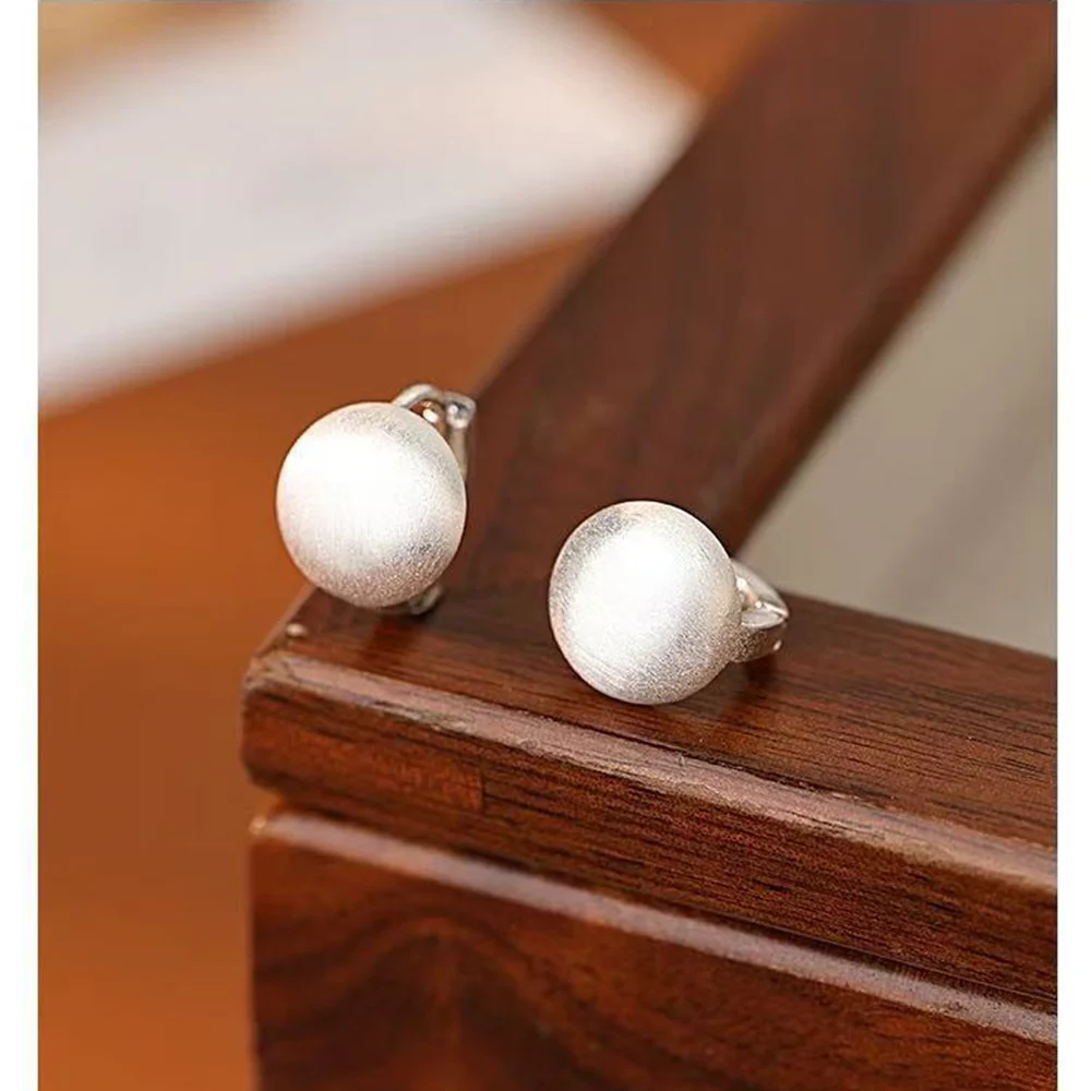 925 Silver Needle Minimalist Brushed Round Hoop Earrings For Women Party Classic Fine Jewelry Geometry Accessories Wholesale
925 Silver Needle Minimalist Brushed Round Hoop Earrings For Women Party Classic Fine Jewelry Geometry Accessories Wholesale