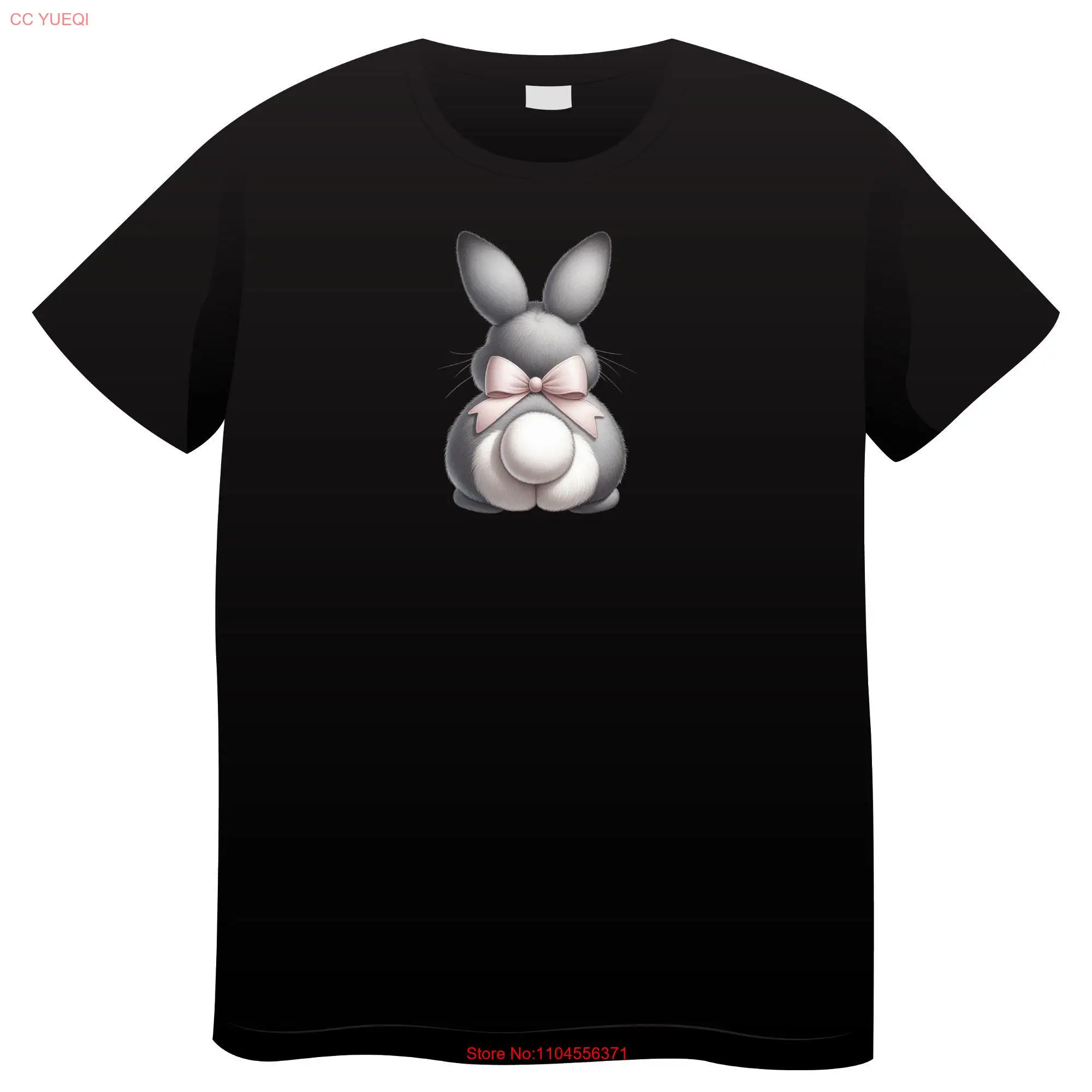Cute Bunny Butt Motif T Shirt Personalizable long or short sleeves 
Cute Bunny Butt Motif T Shirt Personalizable long or short sleeves