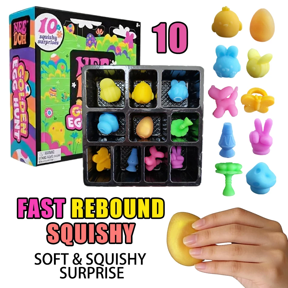 2026 Needohes Golden Egg Hunt Game Blind Box Easter Fidget With With Squishy Surprise Stress Relief Squeeze Easter Party
2026 Needohes Golden Egg Hunt Game Blind Box Easter Fidget With With Squishy Surprise Stress Relief Squeeze Easter Party