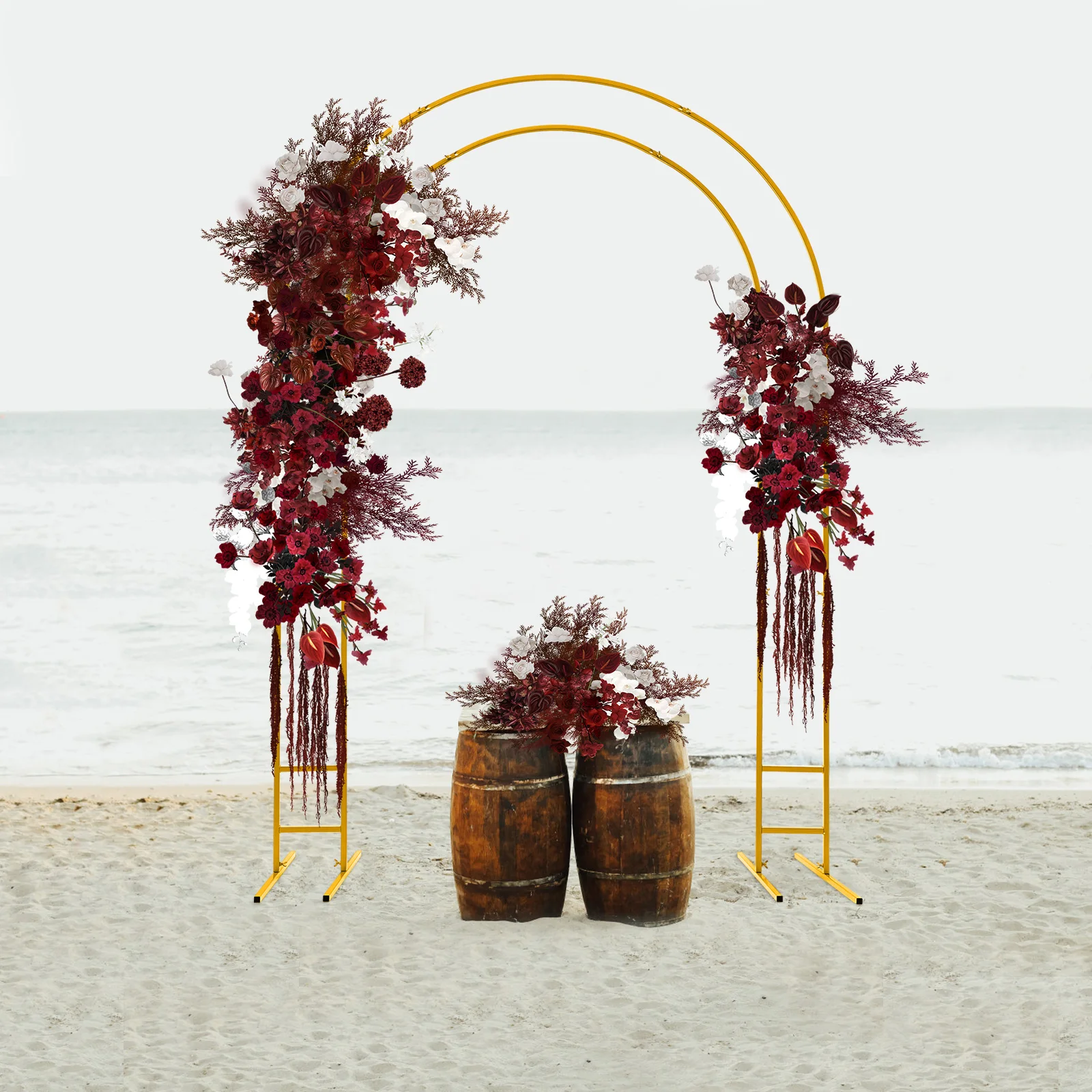 7.2ft Wedding Arch Backdrop Stand, Balloon Arch Backdrop Arch Stand, Garden Floral Balloon Arch Decoration, Suitable for Wedding, Bridal, Garden, Yard and Indoor Outdoor Party
7.2ft Wedding Arch Backdrop Stand, Balloon Arch Backdrop Arch Stand, Garden Floral Balloon Arch Decoration, Suitable for Wedding, Bridal, Garden, Yard and Indoor Outdoor Party