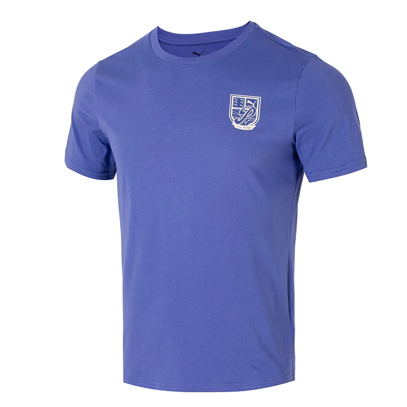 Мужская спортивная одежда Puma для бега, фитнеса, дышащая повседневная одежда с половиной рукавов, футболка с круглым вырезом, 632939-46
Мужская спортивная одежда Puma для бега, фитнеса, дышащая повседневная одежда с половиной рукавов, футболка с круглым вырезом, 632939-46