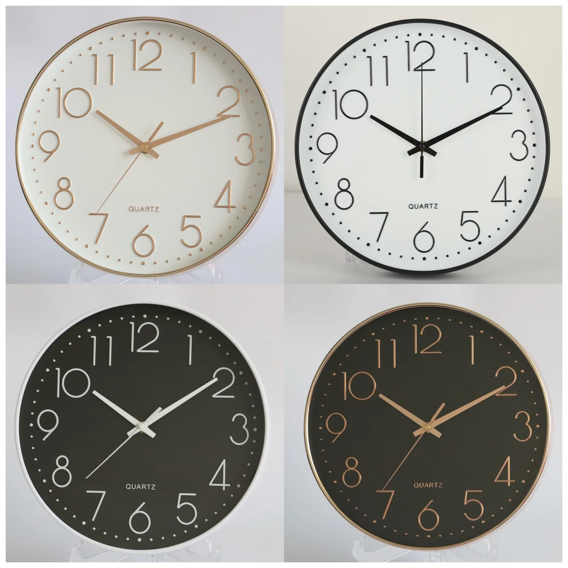 "12" 30CM "mute wall clock creative fashion home living room stereo digital simple clock
"12" 30CM "mute wall clock creative fashion home living room stereo digital simple clock