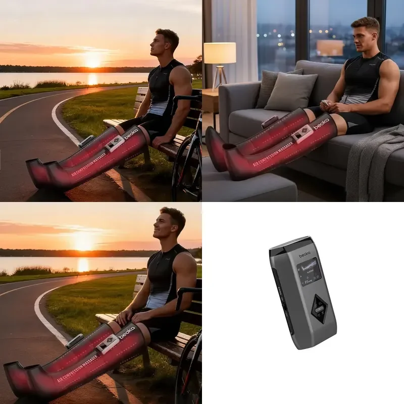 【CHIMU HOME】Wireless Air Compression Leg Massager, 5-Chamber Recovery Boots with Red Light Warmth for Sports Relaxation
【CHIMU HOME】Wireless Air Compression Leg Massager, 5-Chamber Recovery Boots with Red Light Warmth for Sports Relaxation