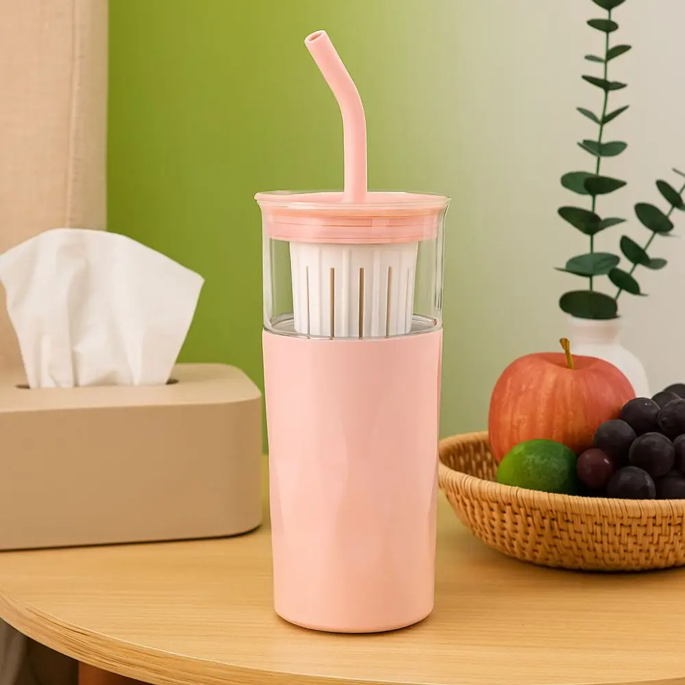 Portable 650ML 2 in1 Cooling Storage Glass 2 Layer Removable Straw Cup Leak-proof Large Capacity Insulated Cup Travel
Portable 650ML 2 in1 Cooling Storage Glass 2 Layer Removable Straw Cup Leak-proof Large Capacity Insulated Cup Travel