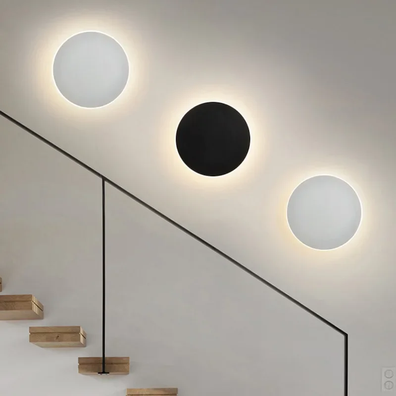 Nordic LED Wall Lamp Flicker-free Round Background Decoration Indoor Sconce for Living Room Bedroom Aisle
Nordic LED Wall Lamp Flicker-free Round Background Decoration Indoor Sconce for Living Room Bedroom Aisle