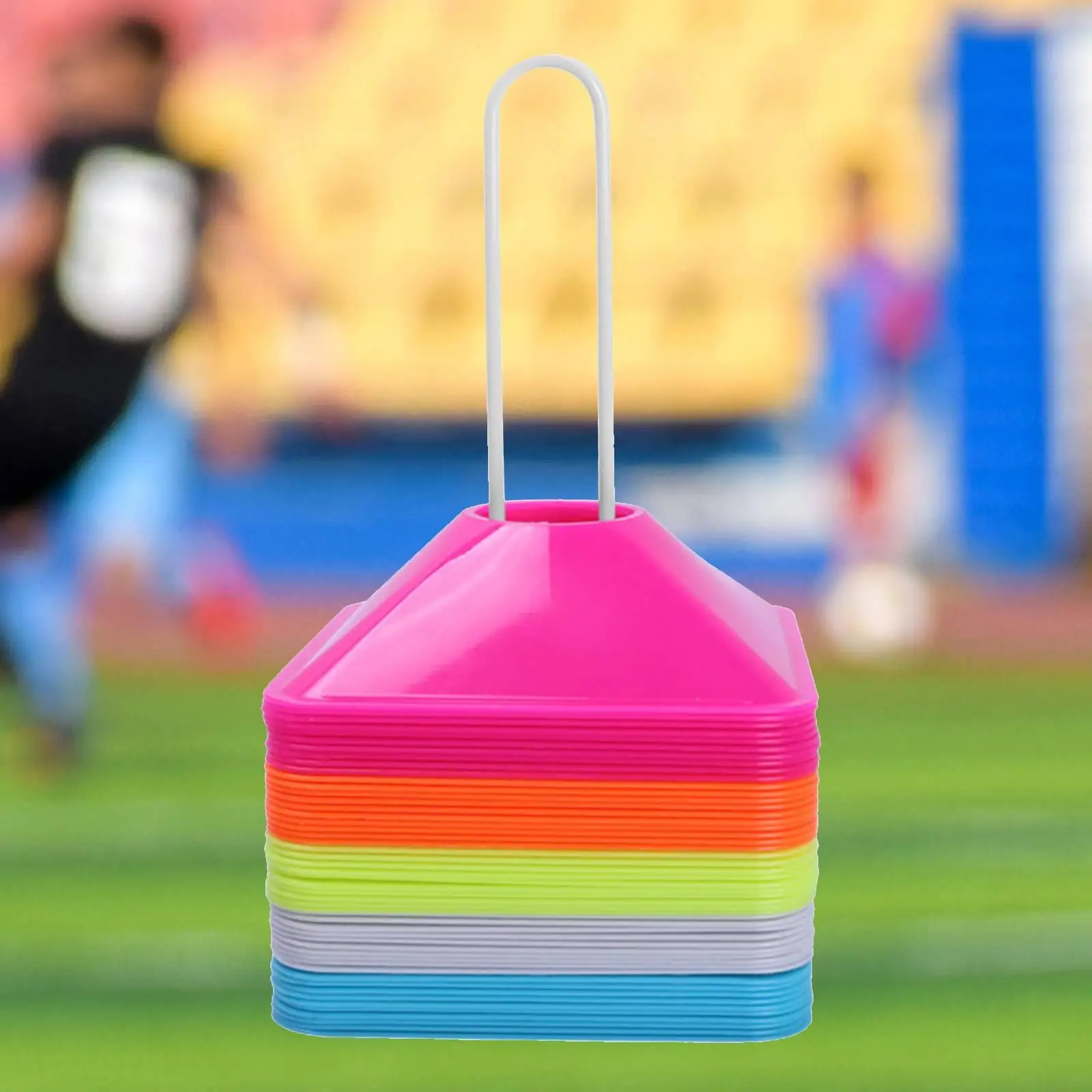 Soccer Disc Cones Colorful Training Equipment Sports Marker Set for Outdoor Agility Field Games
Soccer Disc Cones Colorful Training Equipment Sports Marker Set for Outdoor Agility Field Games