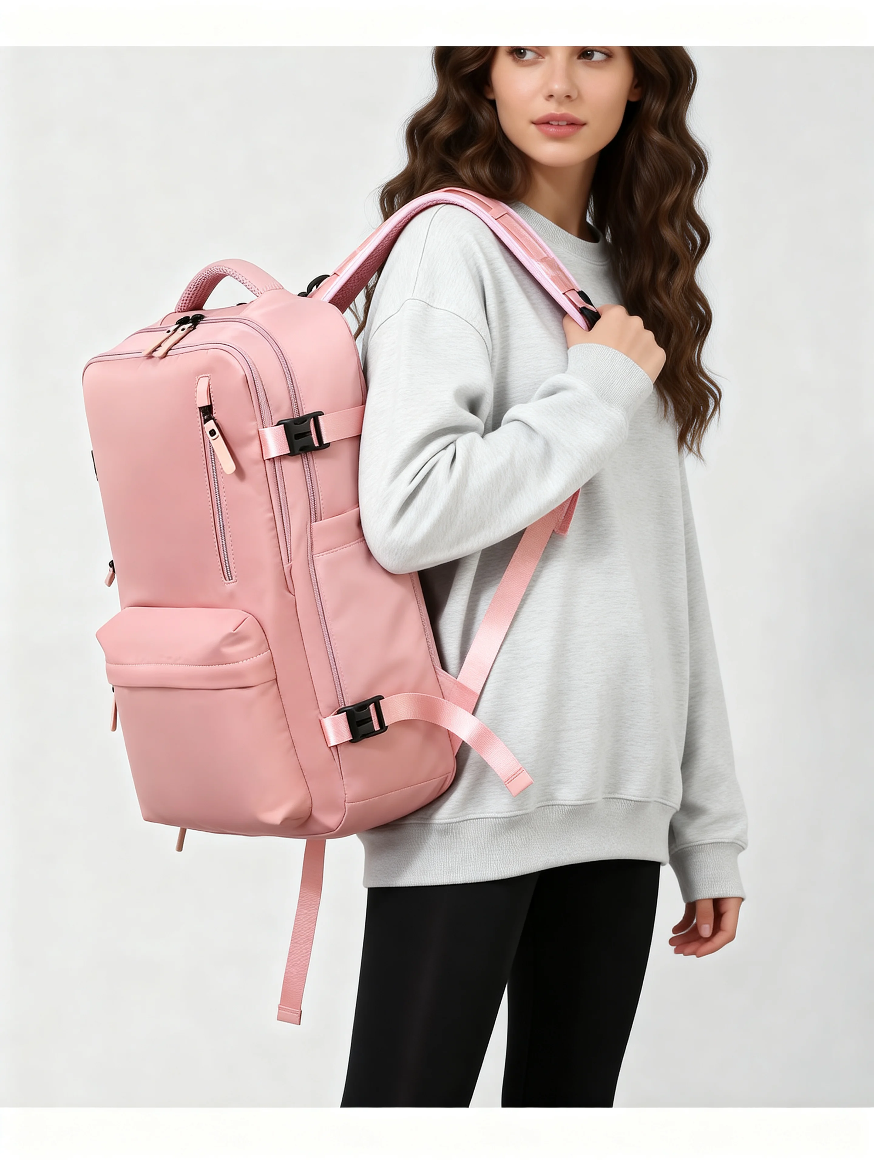 Short trip backpack for women with large capacity multifunctional luggage bag backpack for college students
Short trip backpack for women with large capacity multifunctional luggage bag backpack for college students