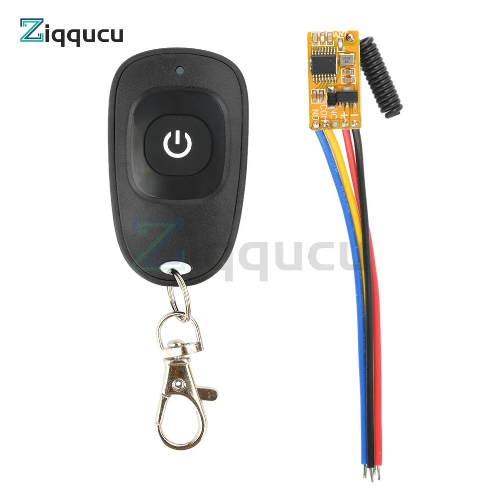 DC 3.7-24V 433mHz Ultra Small Remote Control Switch Relay EV1527 Transmission Module N/O And N/C Wireless Module
DC 3.7-24V 433mHz Ultra Small Remote Control Switch Relay EV1527 Transmission Module N/O And N/C Wireless Module