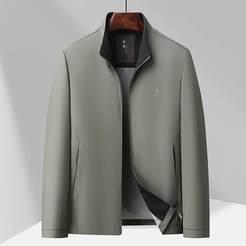 2025 Men Jacket Elegant Mid-aged Men's Lapel Jacket with Zipper Closure Pockets for Formal Business Casual Wear Spring Fall
2025 Men Jacket Elegant Mid-aged Men's Lapel Jacket with Zipper Closure Pockets for Formal Business Casual Wear Spring Fall