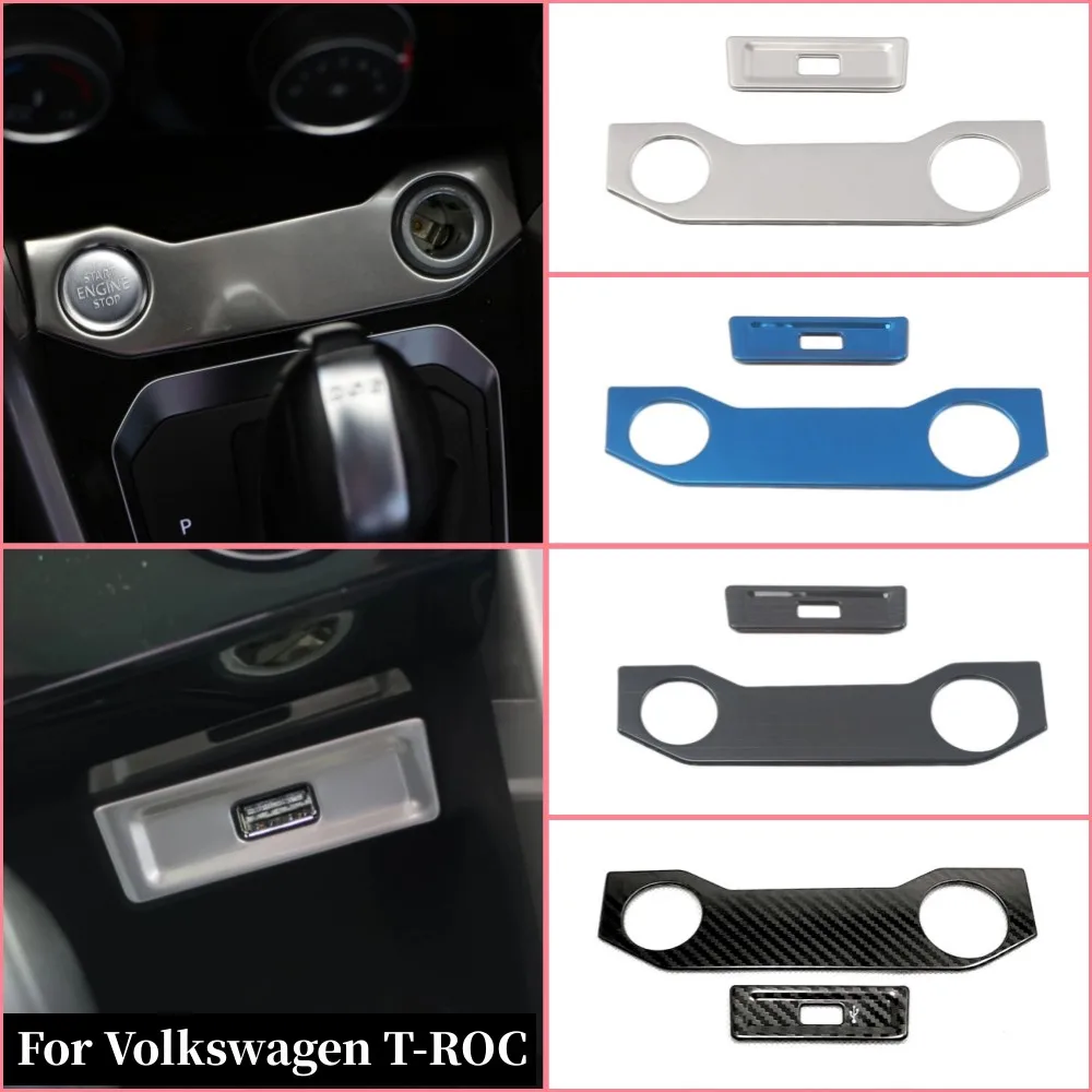 For Volkswagen VW T-Roc TROC Car cigar lighter Front USB Port Panel Cover Trim 2017-2022 Stainless Steel Interior Accessories
For Volkswagen VW T-Roc TROC Car cigar lighter Front USB Port Panel Cover Trim 2017-2022 Stainless Steel Interior Accessories