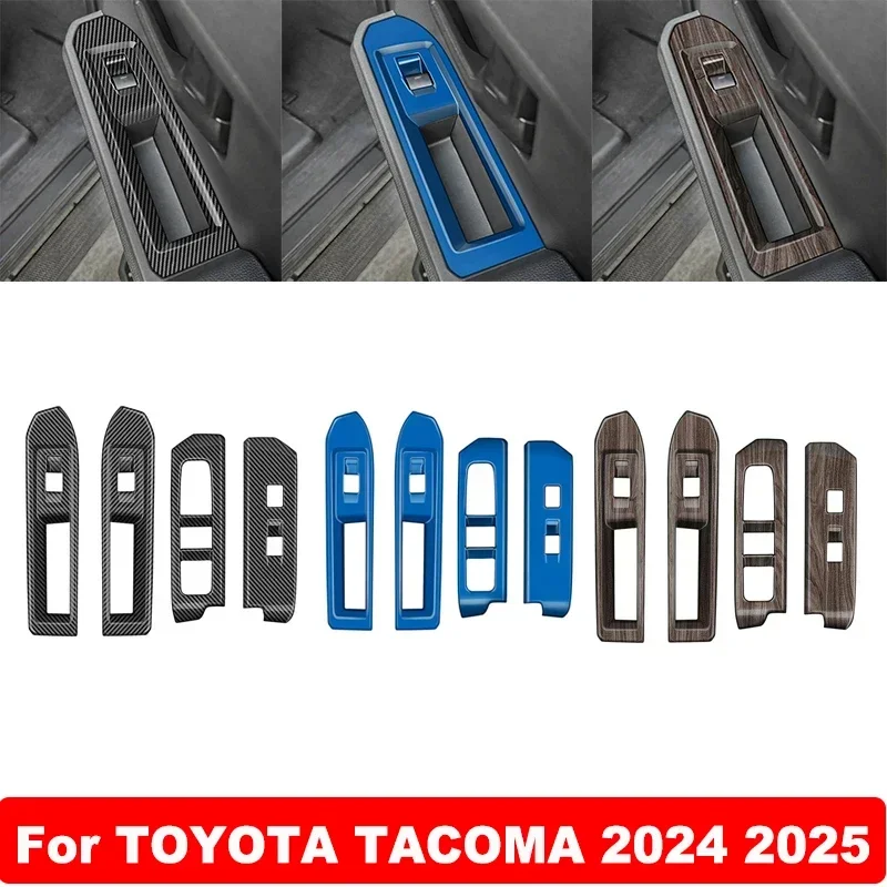 LHD for Toyota Tacoma 2024 2025 carbon fiber window lift switch button panel cover trim interior door armrest decoration
LHD for Toyota Tacoma 2024 2025 carbon fiber window lift switch button panel cover trim interior door armrest decoration