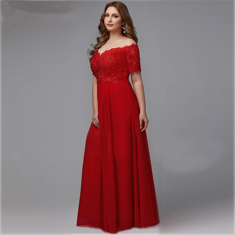 Red Plus Size Mother Of The Bride Dresses Chiffon Lace Wedding Godmother Dresses Full Length Woman Wedding Ceremony Dress
Red Plus Size Mother Of The Bride Dresses Chiffon Lace Wedding Godmother Dresses Full Length Woman Wedding Ceremony Dress