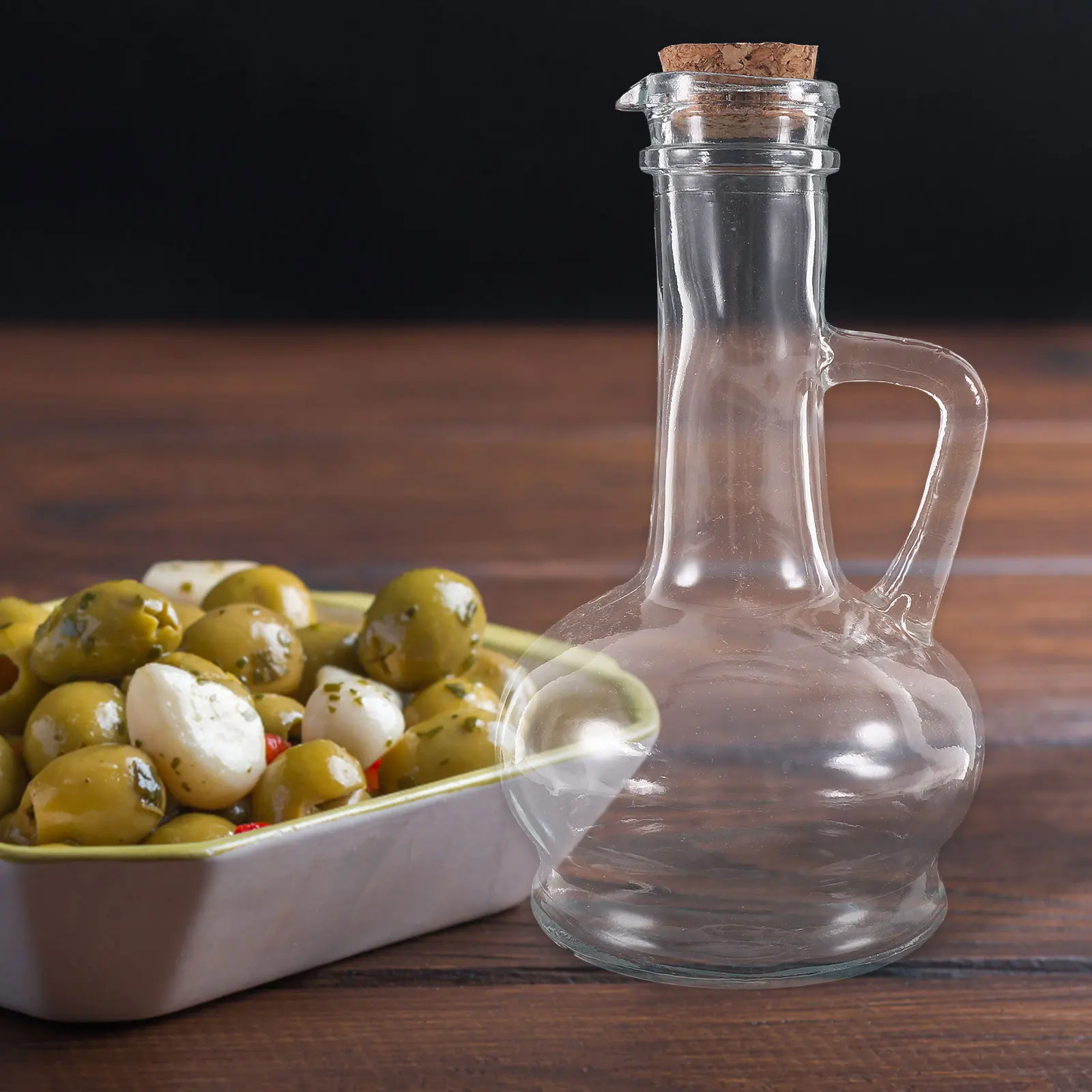 Glass Spice Bottle 260ML Kitchen Oil Seal Tank Transparent Holder Storage Container Grease Vessel Household Oil Dispenser
Glass Spice Bottle 260ML Kitchen Oil Seal Tank Transparent Holder Storage Container Grease Vessel Household Oil Dispenser