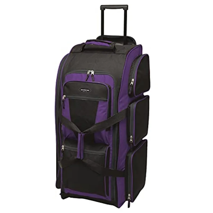 Travelers Club Xpedition 30 Inch Multi-Pocket Upright Rolling Duffel Bag
Travelers Club Xpedition 30 Inch Multi-Pocket Upright Rolling Duffel Bag