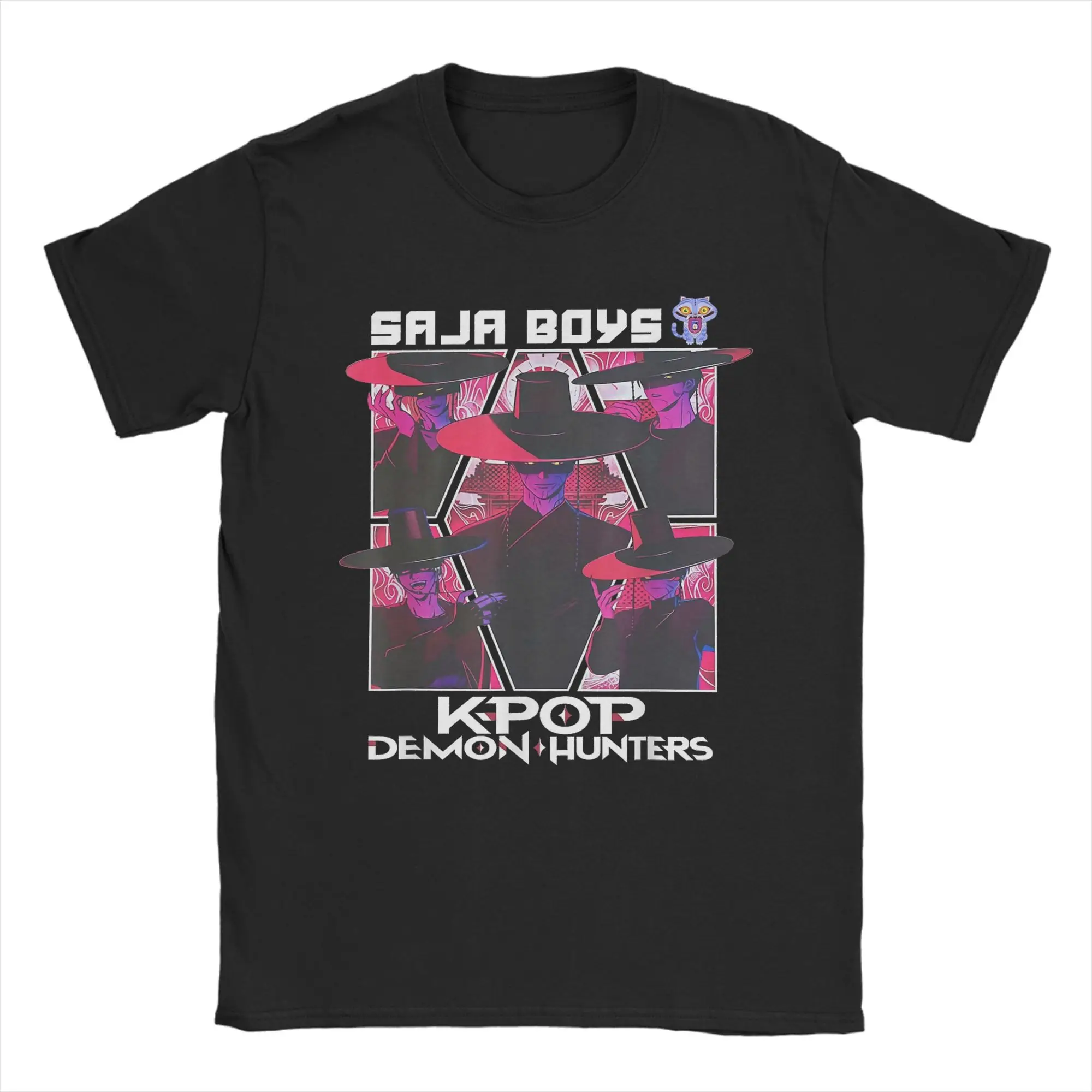 Men Women KPop Demon Hunters Saja Boys Team T Shirts 100% Cotton Clothing Short Sleeve Crew Neck Tee Shirt Gift T-Shirt
Men Women KPop Demon Hunters Saja Boys Team T Shirts 100% Cotton Clothing Short Sleeve Crew Neck Tee Shirt Gift T-Shirt