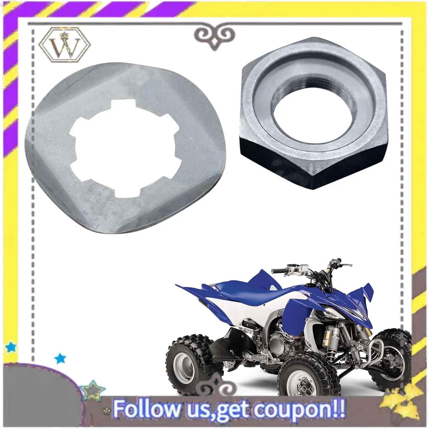 ABXV-For Yamaha Banshee YFZ350 YZF600R FZS 600 Front Sprocket Nut Lock Washer 90179-18020-00/90215-21239-00
ABXV-For Yamaha Banshee YFZ350 YZF600R FZS 600 Front Sprocket Nut Lock Washer 90179-18020-00/90215-21239-00