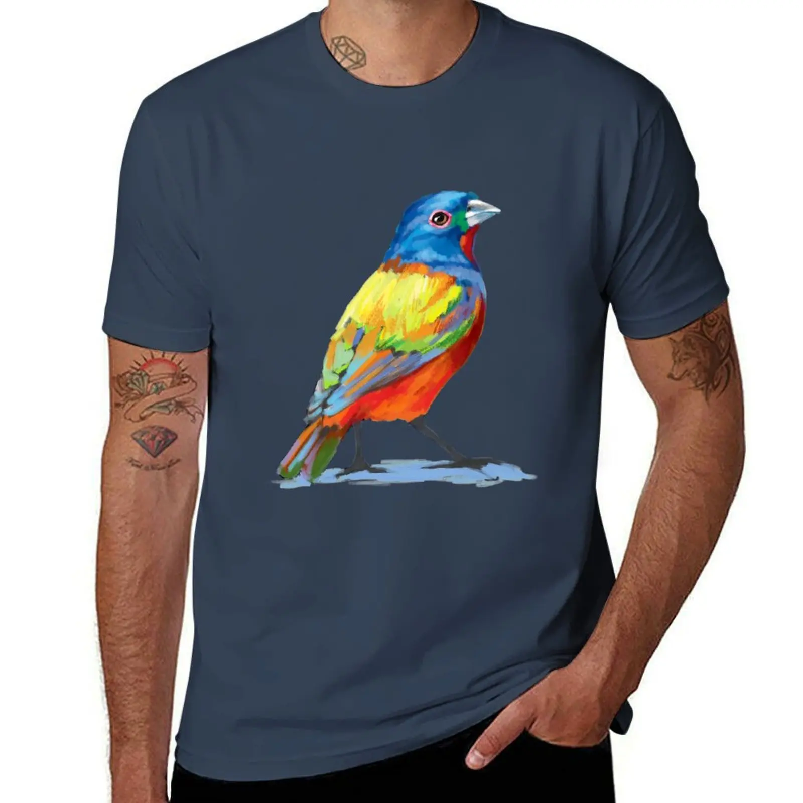 Painted Bunting - Colorful Bird T-Shirt funny meme t-shirts oversized vintage t shirts plain T-shirts for men cotton
Painted Bunting - Colorful Bird T-Shirt funny meme t-shirts oversized vintage t shirts plain T-shirts for men cotton