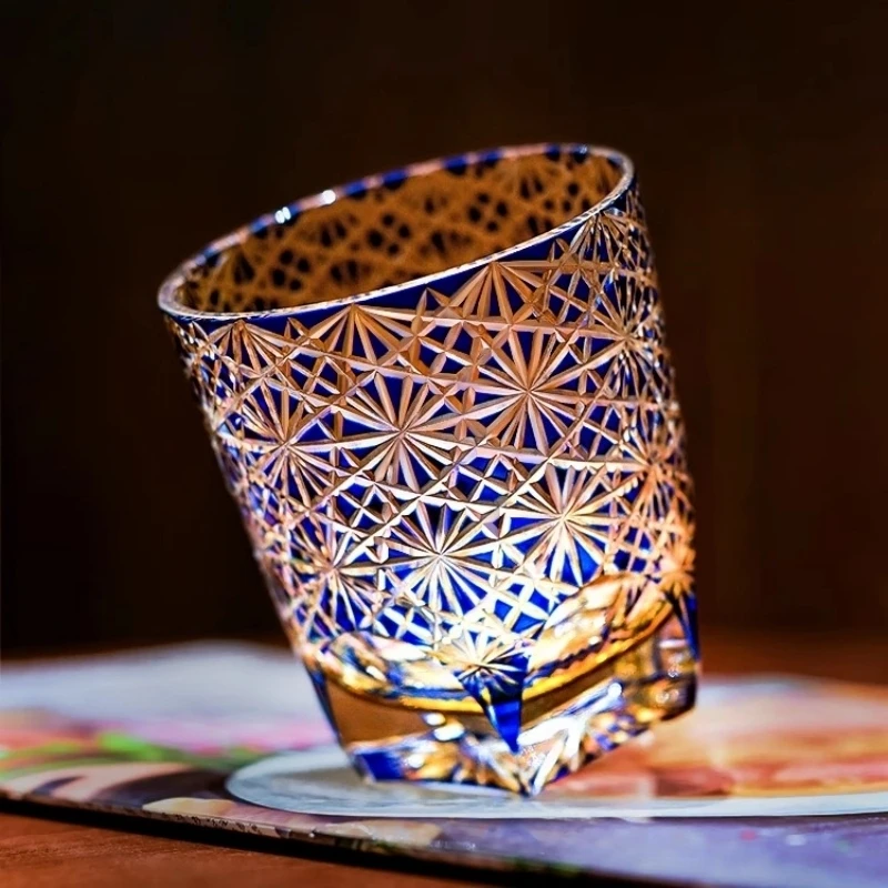 Colour Process Crystal Edo Kiriko Wine Cup Hand Carving Chrysanthemum Pattern Whiskey Glass Spirits Liquor Snifter Whisky Mug
Colour Process Crystal Edo Kiriko Wine Cup Hand Carving Chrysanthemum Pattern Whiskey Glass Spirits Liquor Snifter Whisky Mug