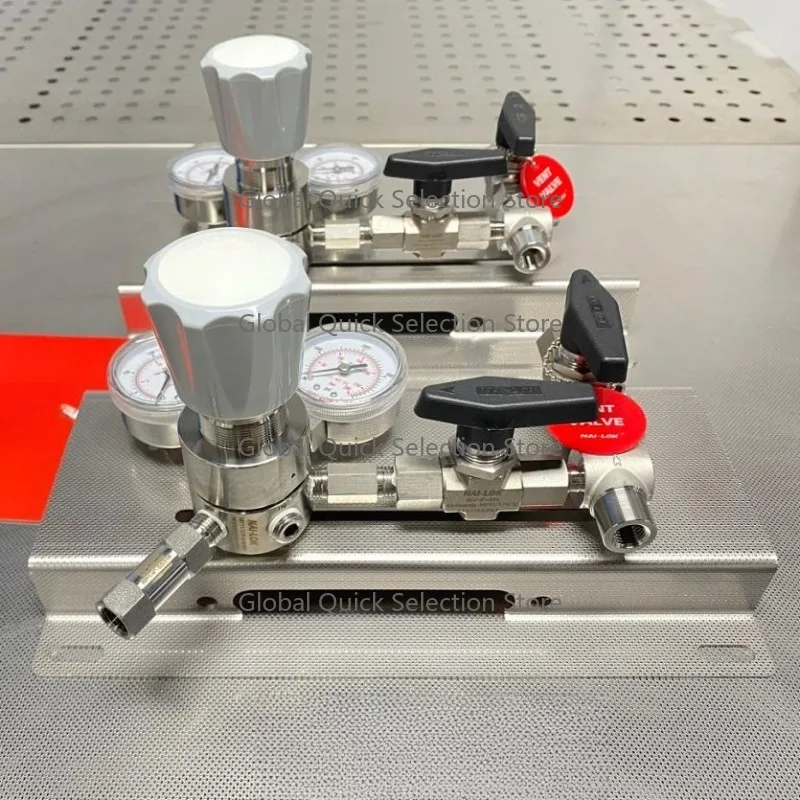 Stainless Steel Ga-s Regulator Panel System 2 Cylinder Ga-s Control for Instrumentation System with Ball Valve and Check Valve
Stainless Steel Ga-s Regulator Panel System 2 Cylinder Ga-s Control for Instrumentation System with Ball Valve and Check Valve
