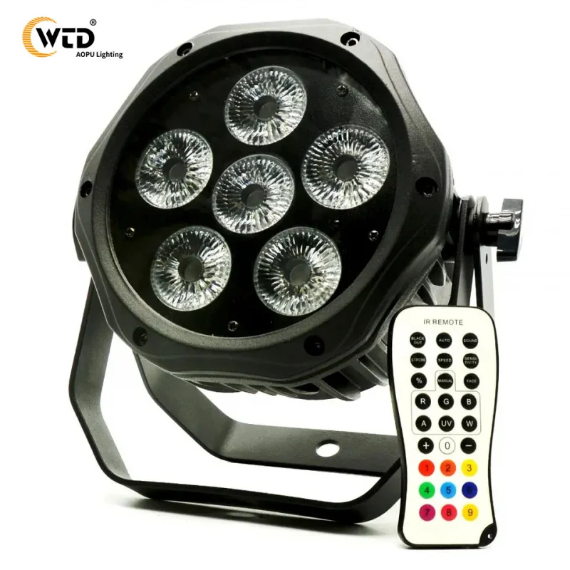 6PCS 18W RGBWA+UV 6-in-1 Wireless LED Par Can Lighting DMX Battery Powered with Phone App Control for Stage Party
6PCS 18W RGBWA+UV 6-in-1 Wireless LED Par Can Lighting DMX Battery Powered with Phone App Control for Stage Party