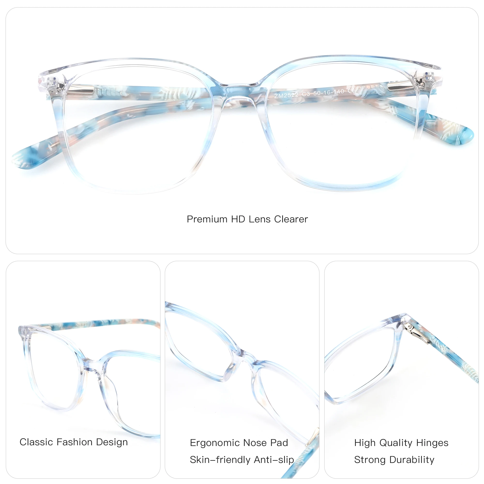 AIREIGHT (XXS Size) Butterfly Acetate Prescription Glasses Women Myopia/Progressive Personalized Graduation Lenses
AIREIGHT (XXS Size) Butterfly Acetate Prescription Glasses Women Myopia/Progressive Personalized Graduation Lenses