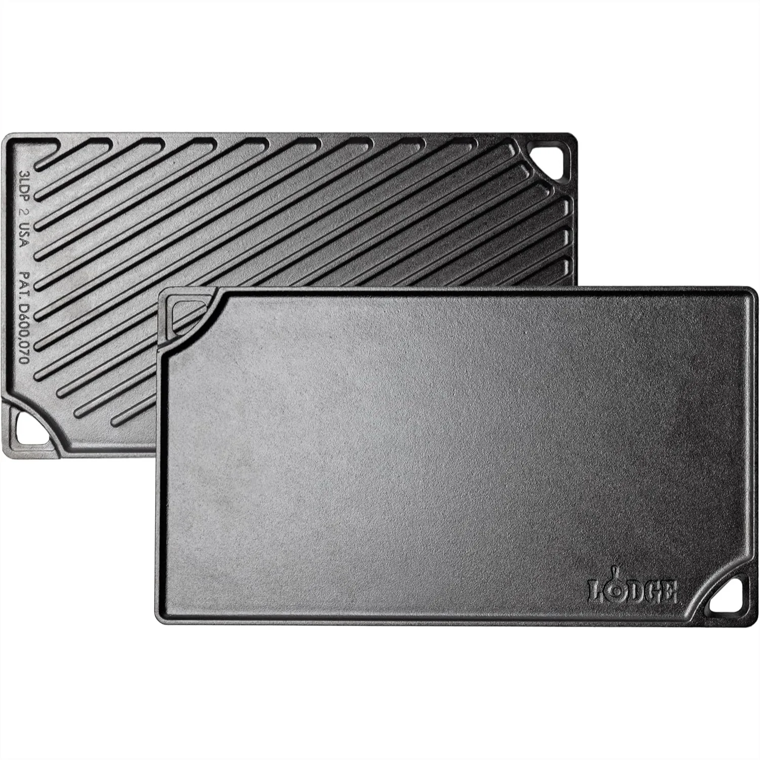 Reversible Cast Iron Grill Griddle Pan 16.75x9.5 Inch Double Burner for BBQ Breakfast Eggs Pancakes Burgers Campfire
Reversible Cast Iron Grill Griddle Pan 16.75x9.5 Inch Double Burner for BBQ Breakfast Eggs Pancakes Burgers Campfire