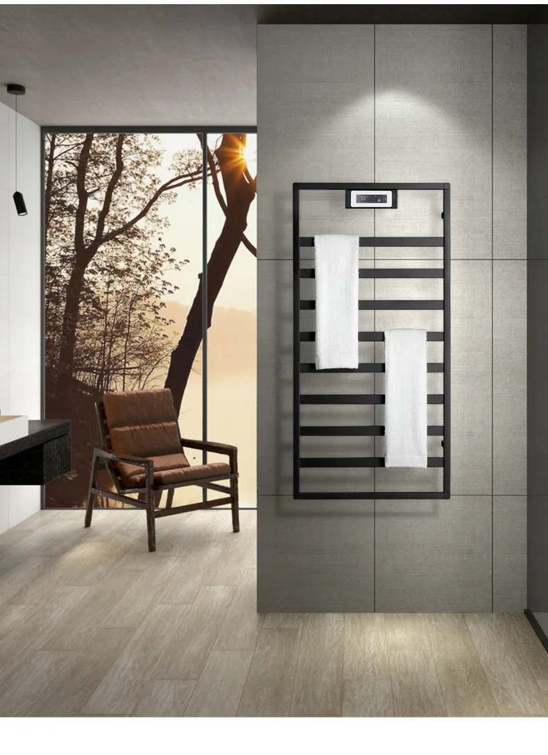 HYS electric towel rack bathroom thermostatic towel drying storage
HYS electric towel rack bathroom thermostatic towel drying storage