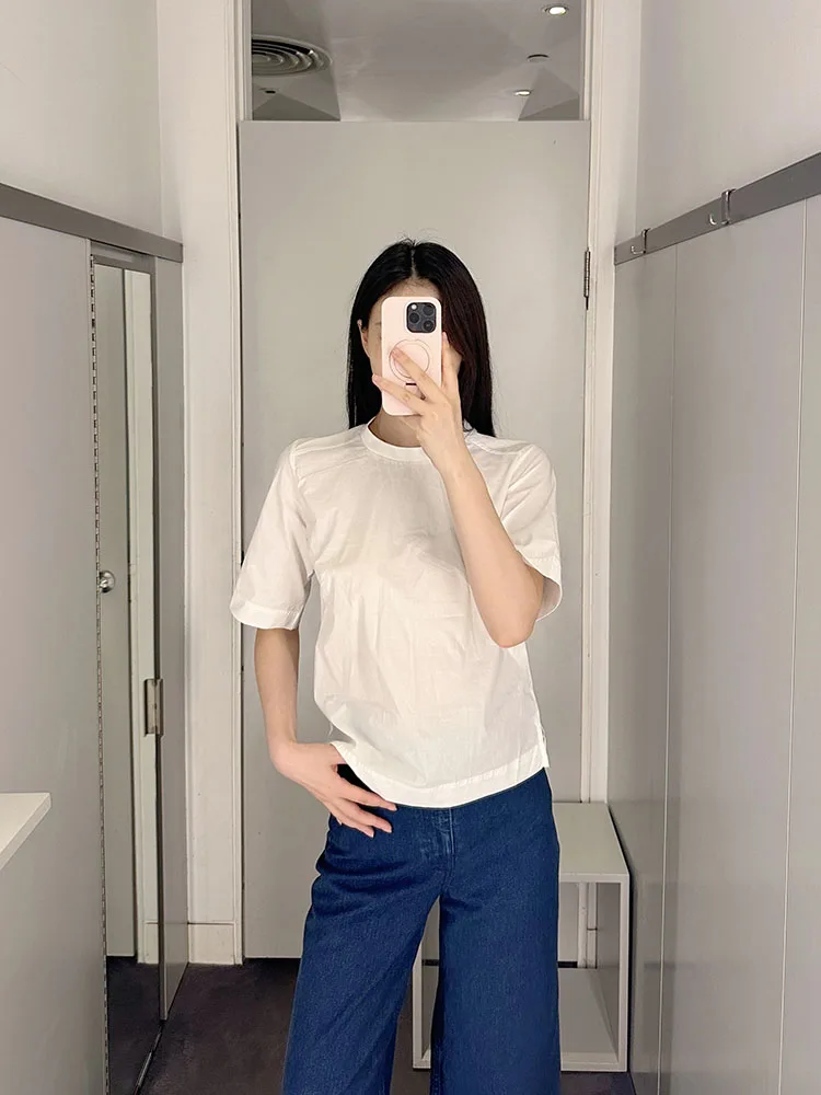 Женская повседневная хлопковая футболка Cosniu Sle с круглым вырезом, белая, летняя, новинка, дышащая, влагоотводящая...
Женская повседневная хлопковая футболка Cosniu Sle с круглым вырезом, белая, летняя, новинка, дышащая, влагоотводящая...