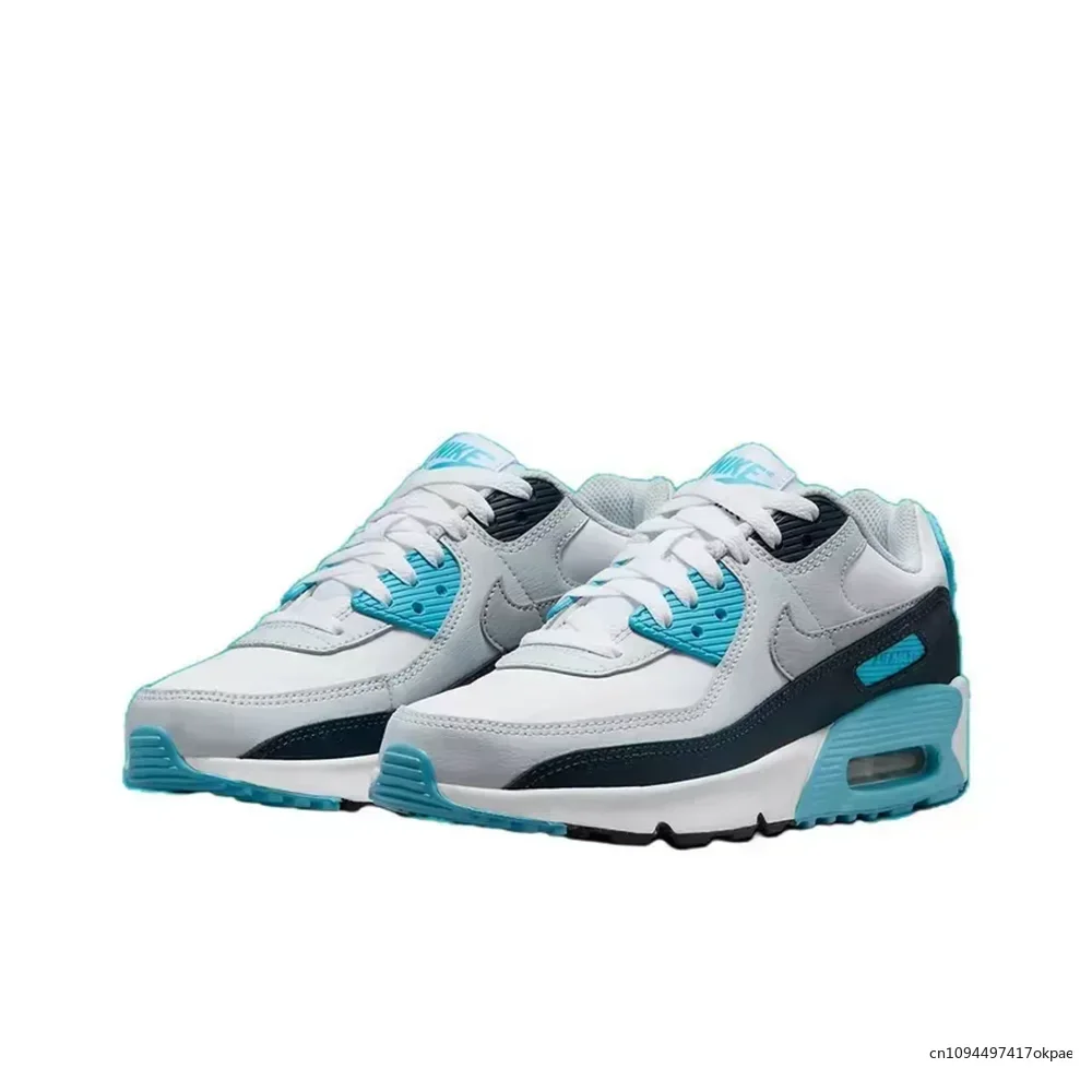 Nike Air Max 90 женские и мужские белые, синие, серые низкие классические ретро нескользящие амортизирующие повседневные кроссовки HF6358-100
Nike Air Max 90 женские и мужские белые, синие, серые низкие классические ретро нескользящие амортизирующие повседневные кроссовки HF6358-100
