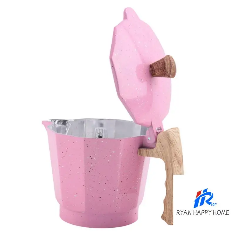 2X кофеварка Latte Mocha, итальянская кофеварка Moka Espresso Cafeteira, кофеварка на плите, 300 мл, розовая
2X кофеварка Latte Mocha, итальянская кофеварка Moka Espresso Cafeteira, кофеварка на плите, 300 мл, розовая