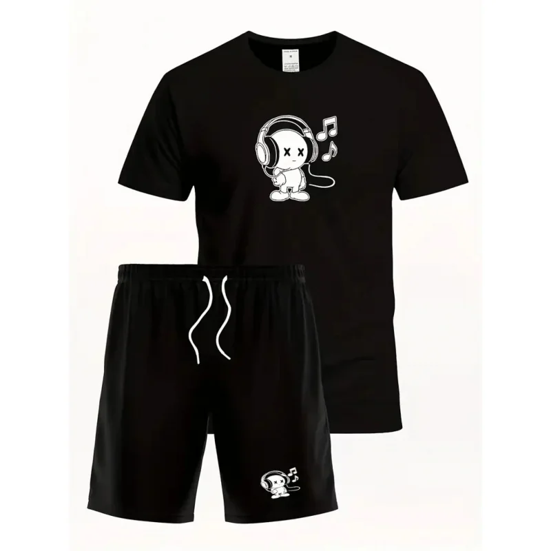 Men's Summer Casual WearTShirt - Quick-Drying,Suitable for Outdoor Activities,Two-piece short-sleeve set,Positive man
Men's Summer Casual WearTShirt - Quick-Drying,Suitable for Outdoor Activities,Two-piece short-sleeve set,Positive man
