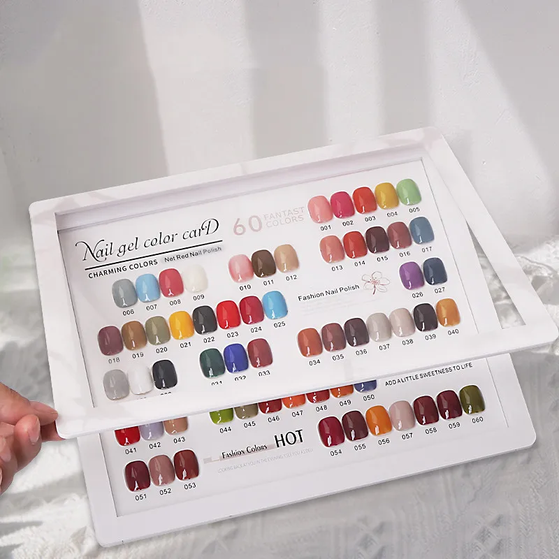 2026 New Acrylic UV Gel Nail Polish Display Showing Shelf Dustproof Nail Color Display Board Nail Art Display Book Nail Swatches
2026 New Acrylic UV Gel Nail Polish Display Showing Shelf Dustproof Nail Color Display Board Nail Art Display Book Nail Swatches