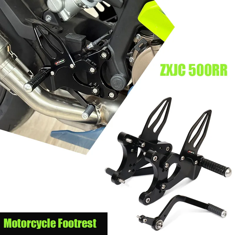 Для мотоцикла ZXJC 500RR, регулируемая задняя установка, подставка для ног, подножки, рычаг переключения передач, задняя установка с ЧПУ, подходит для zxjc 500RR
Для мотоцикла ZXJC 500RR, регулируемая задняя установка, подставка для ног, подножки, рычаг переключения передач, задняя установка с ЧПУ, подходит для zxjc 500RR