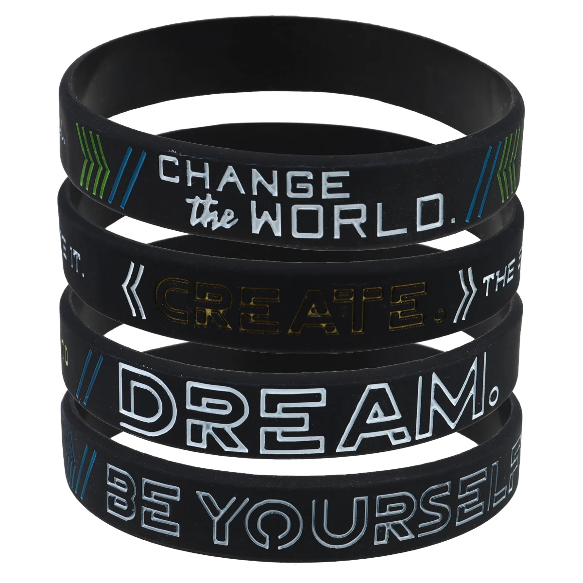 4pcs Bracelets Elastic Elastic Inspirational Bangle Wristb s Motivational Wristb Durable Comfortable Fitness Sports Gifts
4pcs Bracelets Elastic Elastic Inspirational Bangle Wristb s Motivational Wristb Durable Comfortable Fitness Sports Gifts