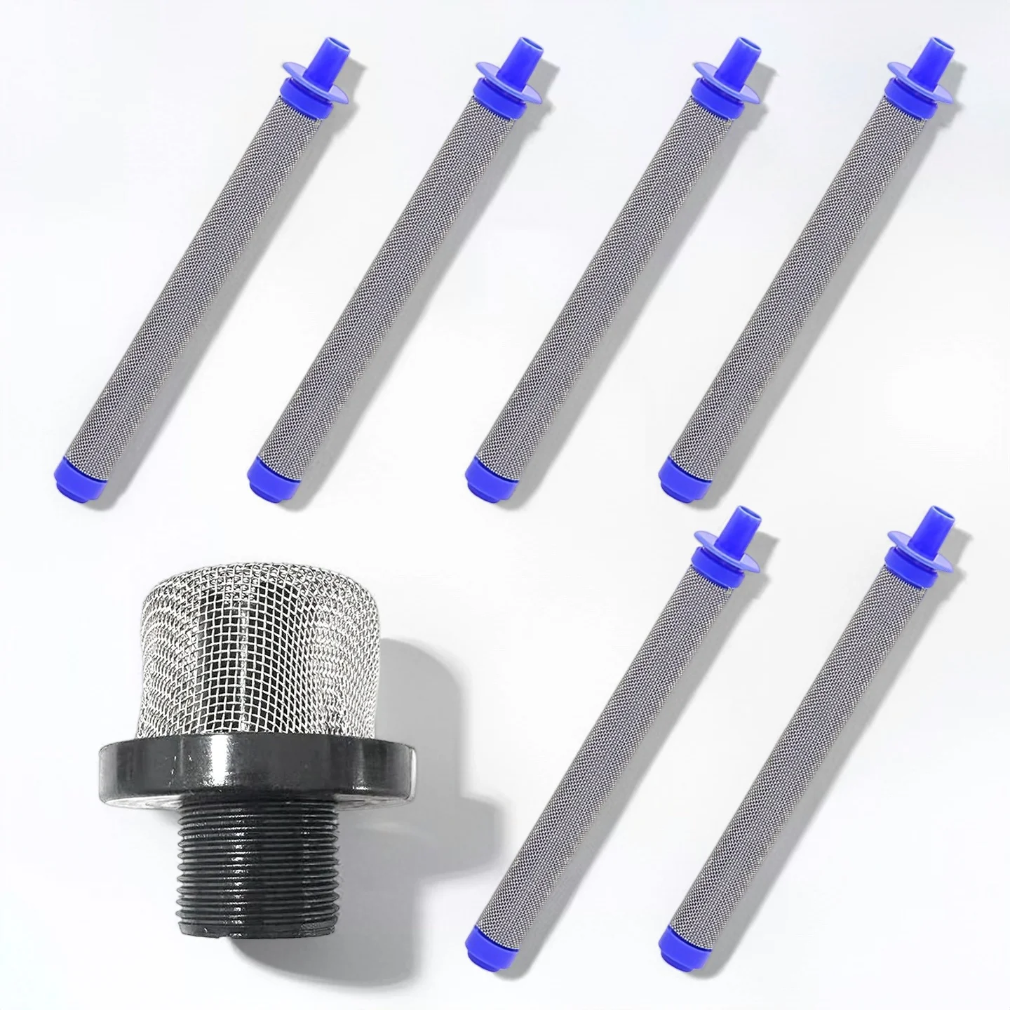 7Pcs Replacement Airless Paint Sprayer Filter Kit - 6 Gun Filters + 1 Inlet Strainer for Paint Sprayers
7Pcs Replacement Airless Paint Sprayer Filter Kit - 6 Gun Filters + 1 Inlet Strainer for Paint Sprayers