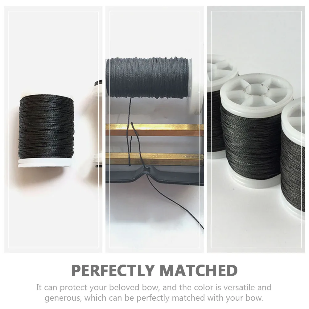 High Strength Black Bow String Protector Thread For Archery Lightweight Accessory 
High Strength Black Bow String Protector Thread For Archery Lightweight Accessory