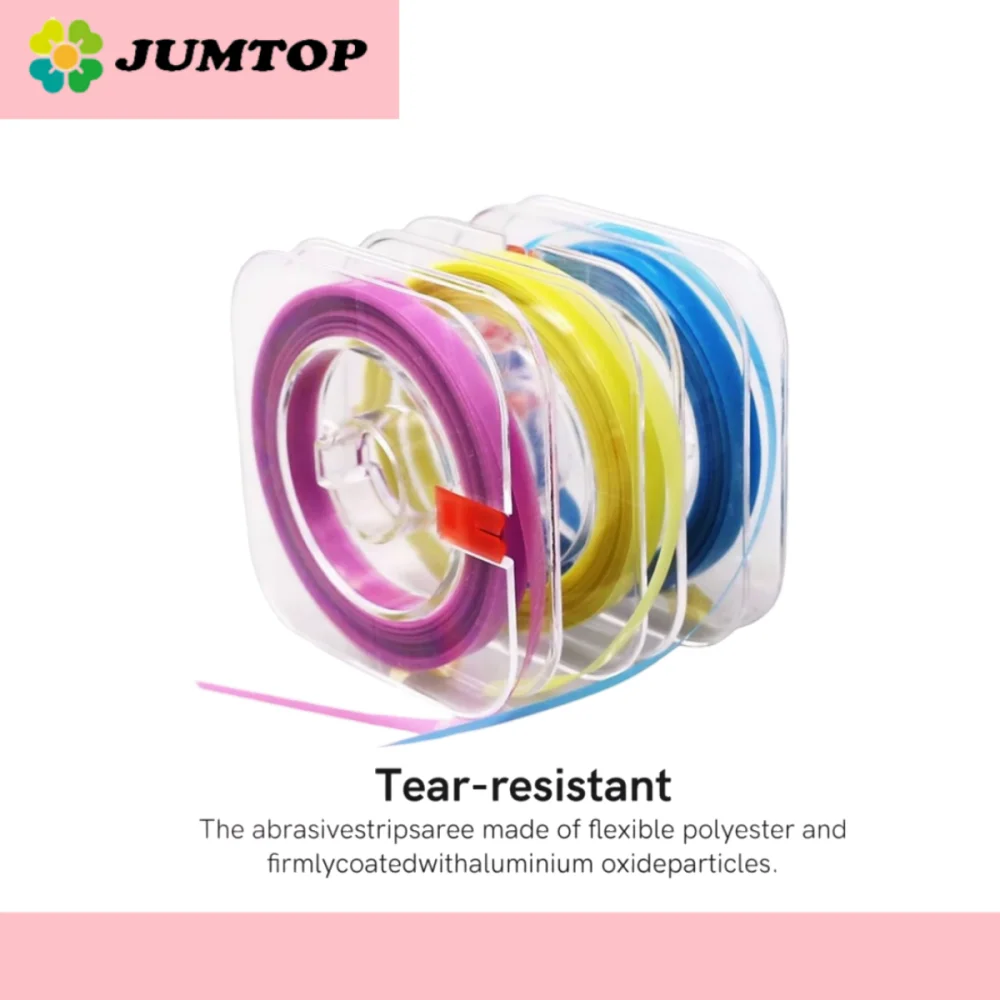 JUMTOP Dental Polishing Strip Roll 6m×4mm - Resin Teeth Grinding & Shaping Band for Dentist
JUMTOP Dental Polishing Strip Roll 6m×4mm - Resin Teeth Grinding & Shaping Band for Dentist