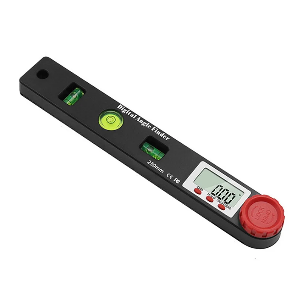 0-999.95° 4 in 1 Digital Angle Finder Digital Display 230mm Digital Protractor with Horizontal Vertical Bubble Portable
0-999.95° 4 in 1 Digital Angle Finder Digital Display 230mm Digital Protractor with Horizontal Vertical Bubble Portable