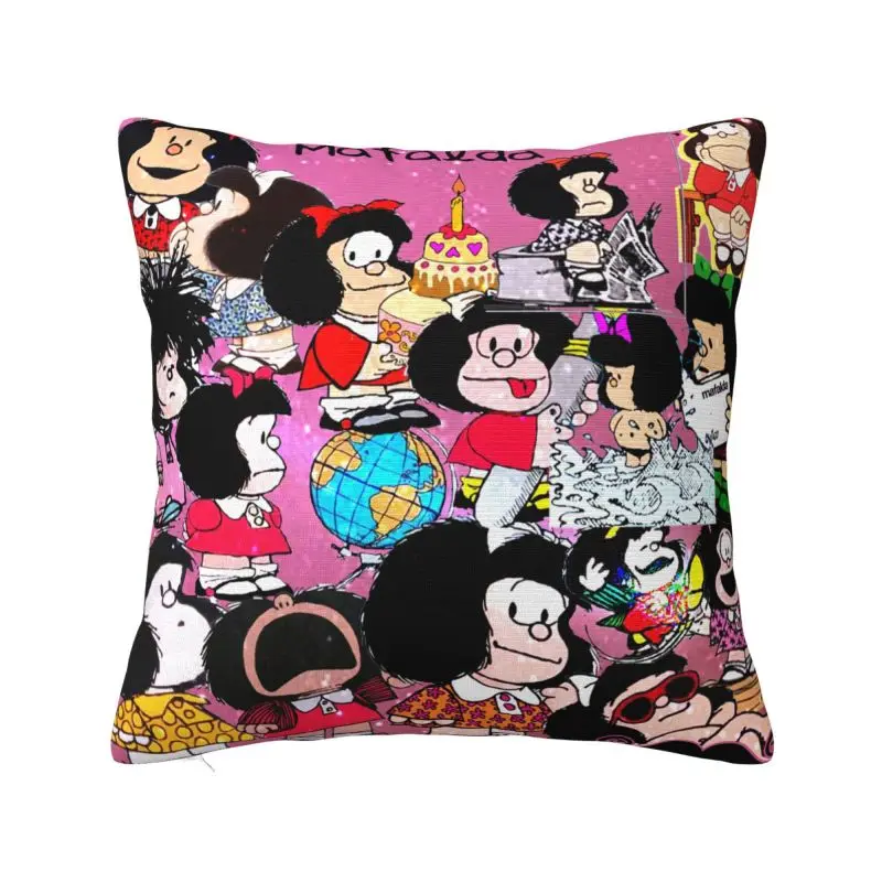 Роскошная винтажная наволочка Mafalda для коллажа мягкая мультяшная декоративная подушка для манги Quino
Роскошная винтажная наволочка Mafalda для коллажа мягкая мультяшная декоративная подушка для манги Quino