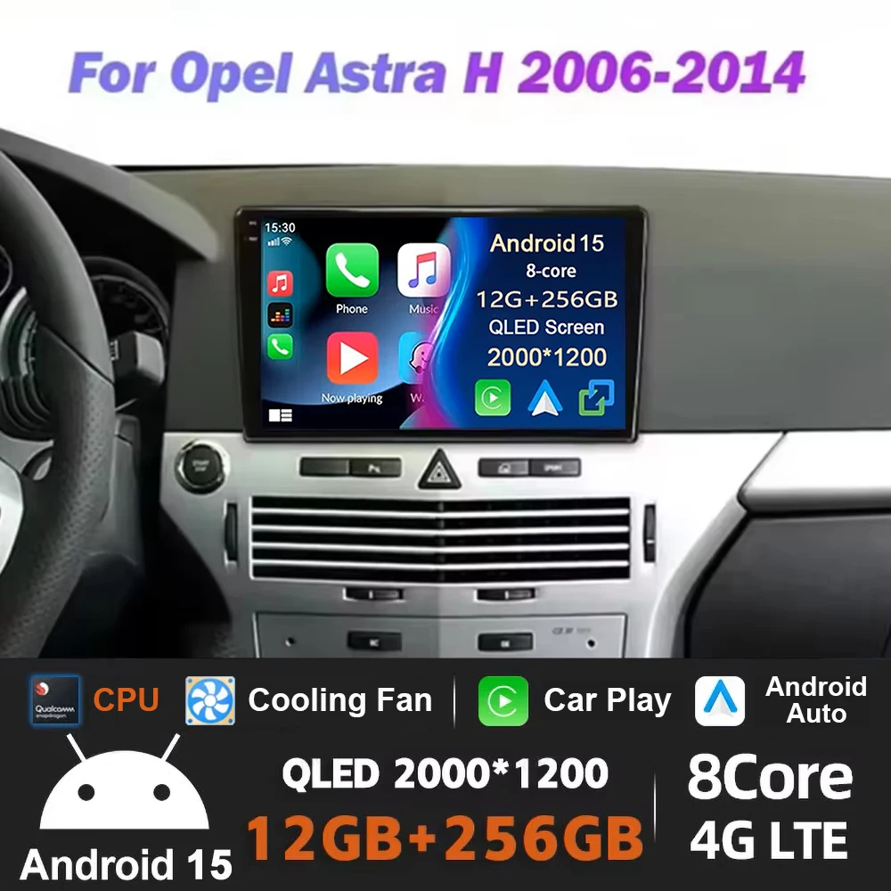 Android 15 QLED Screen Carplay 4G GPS Car Radio For Opel Astra H Zafira B 2004 -2014 Wifi Car Multimedia Video Player Navigation
Android 15 QLED Screen Carplay 4G GPS Car Radio For Opel Astra H Zafira B 2004 -2014 Wifi Car Multimedia Video Player Navigation