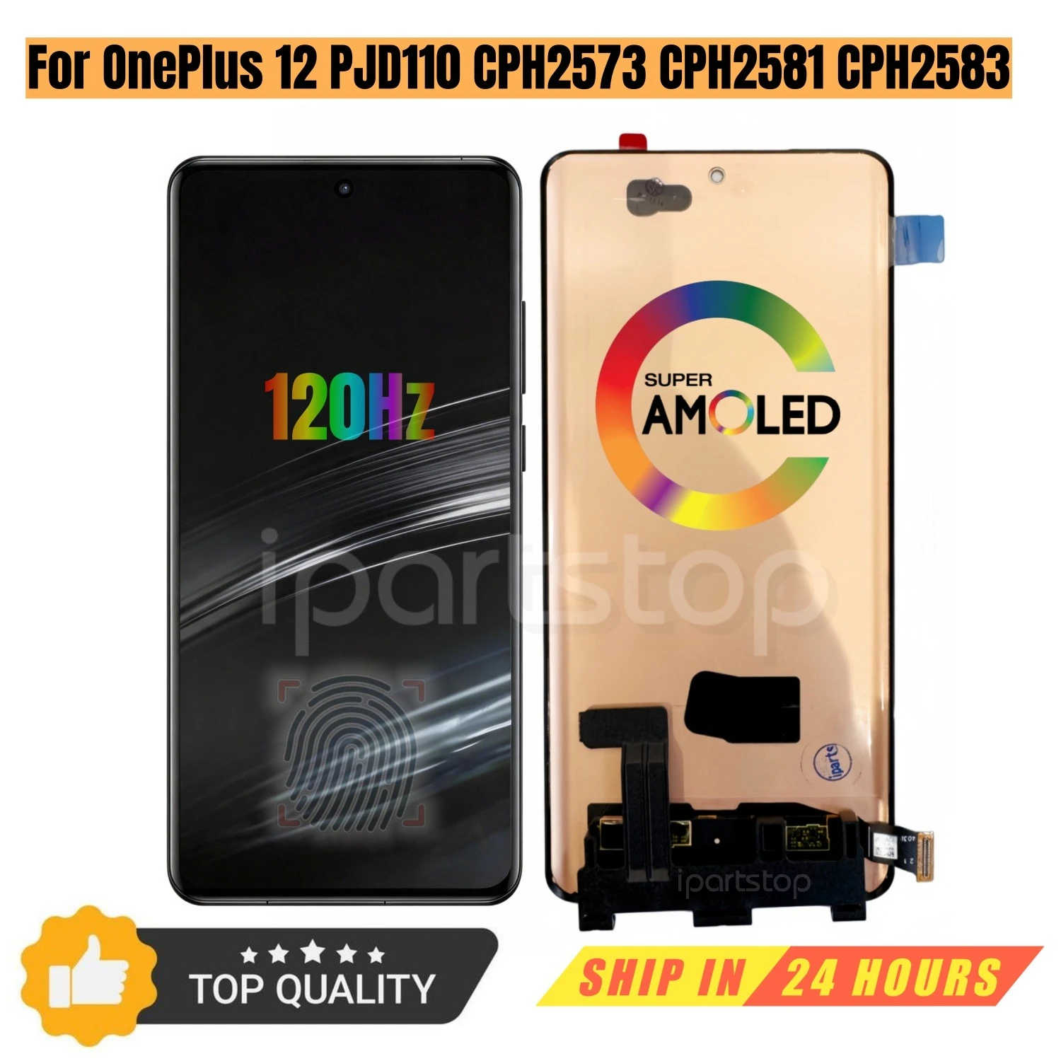 iParts Replacement New Display for OnePlus 12 5G CPH2573 CPH2583 PJD110 CPH2581 120Hz AMOLED Touch Screen Assembly OEM Parts
iParts Replacement New Display for OnePlus 12 5G CPH2573 CPH2583 PJD110 CPH2581 120Hz AMOLED Touch Screen Assembly OEM Parts