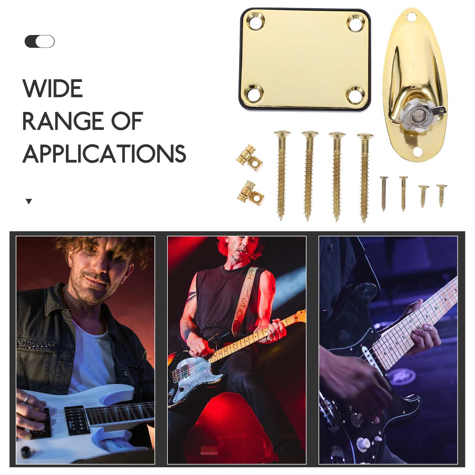 1Set Durable Electric Guitar Plate Replacement Part Suitable for Most Electric Guitars Bass Guitar Jack Plate Accessory
1Set Durable Electric Guitar Plate Replacement Part Suitable for Most Electric Guitars Bass Guitar Jack Plate Accessory